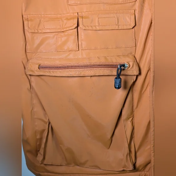 Common Man Utility Vest XL Brown Fishing Hunting Workwear Gorpcore Outdoor - Picture 7 of 7